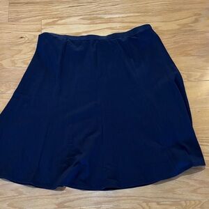 Talbots Navy Blue Aline skirt